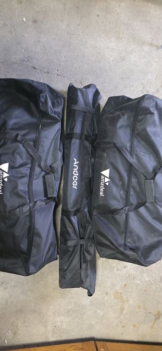 amzdeal-комлект за осветление+Комплекти стойки за фото фон Amzdeal 10