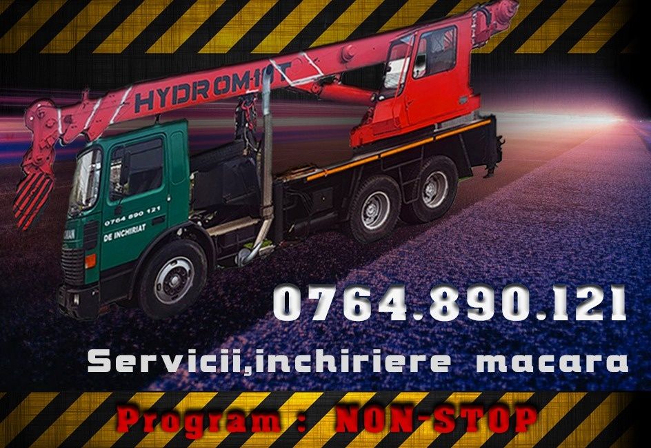 Macara/Automacara 18Tone de inchiriat in Buzau sau imprejurimi