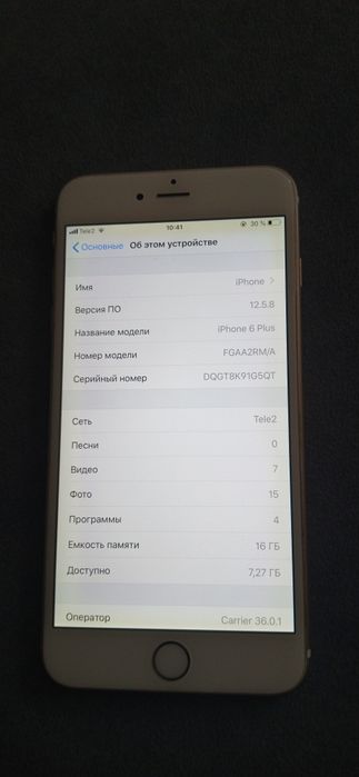 Iphone 6 plus 16gb