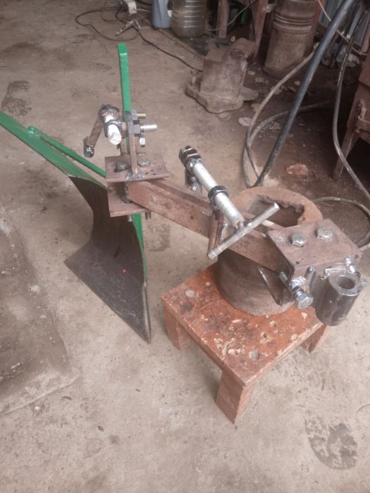 Мотоблок учун плуг ва сцепка