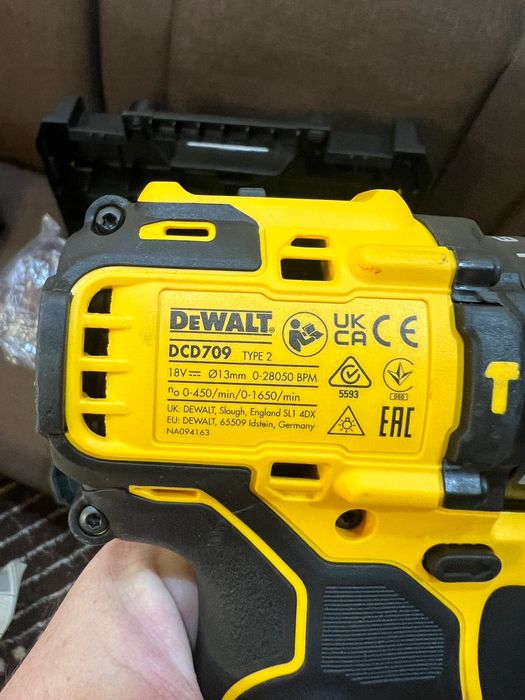 Акумулаторен ударен винтоверт DeWALT DCD709, 18 V