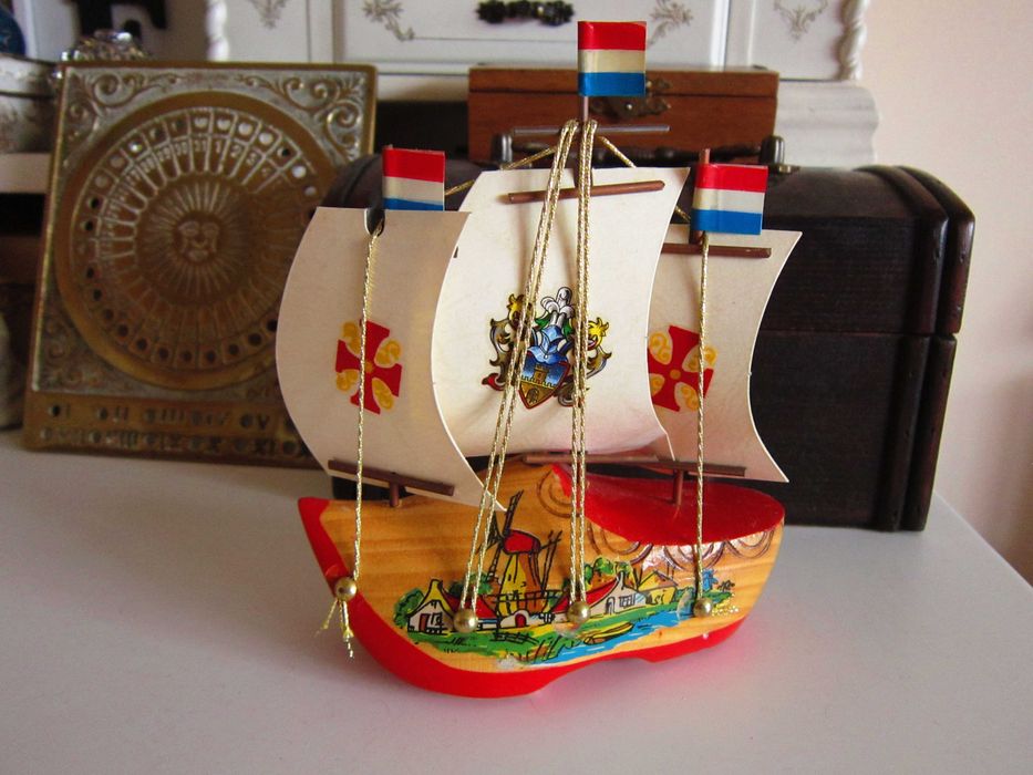 barca Vapor/Corabie handmade Olanda anii '80