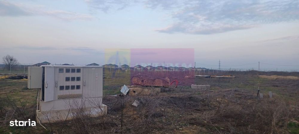 Săbăreni, teren curti-constructii 610 mp cu utilităti