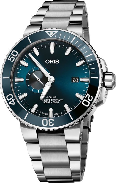 Швейцарские часы Oris Aquis Small Second, механика с автоподзаводом