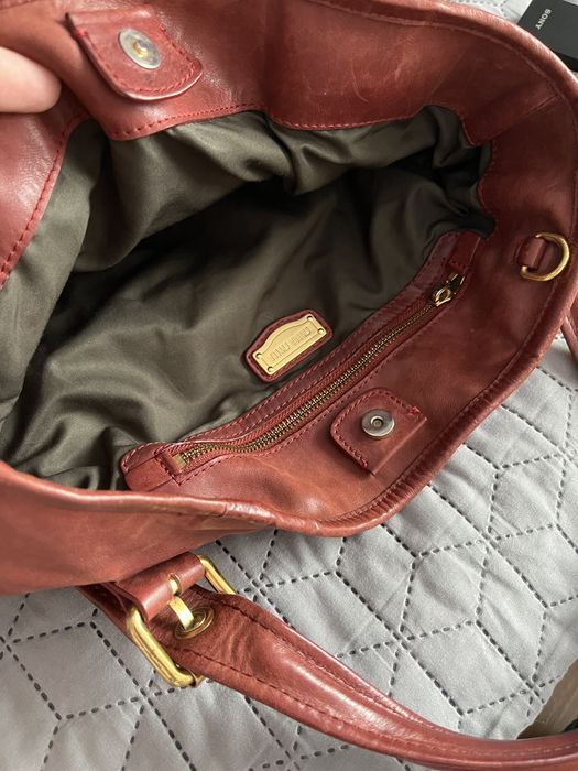 Geantă Miu Miu piele naturală