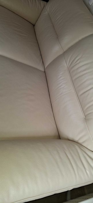 Луксозен италиански диван NATUZZI – Естествена дебела кожа (Като нов)