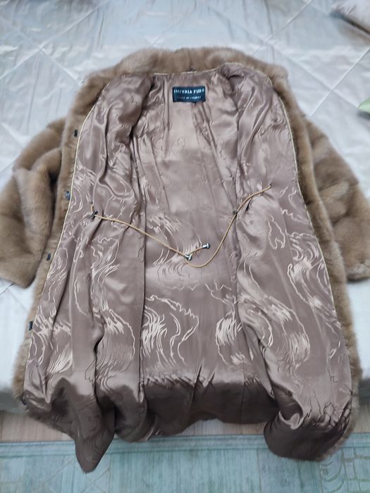 Шуба норковая рыжая