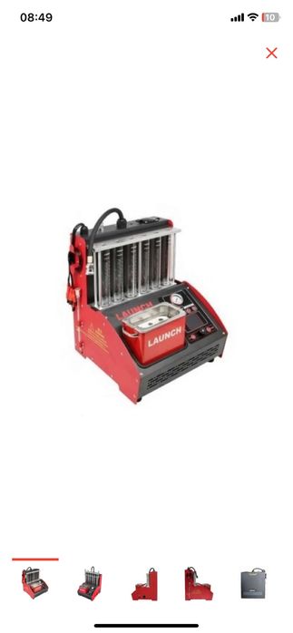 Чистка форсунок на стенде