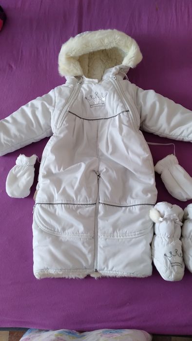 Зимний детский комбинезон