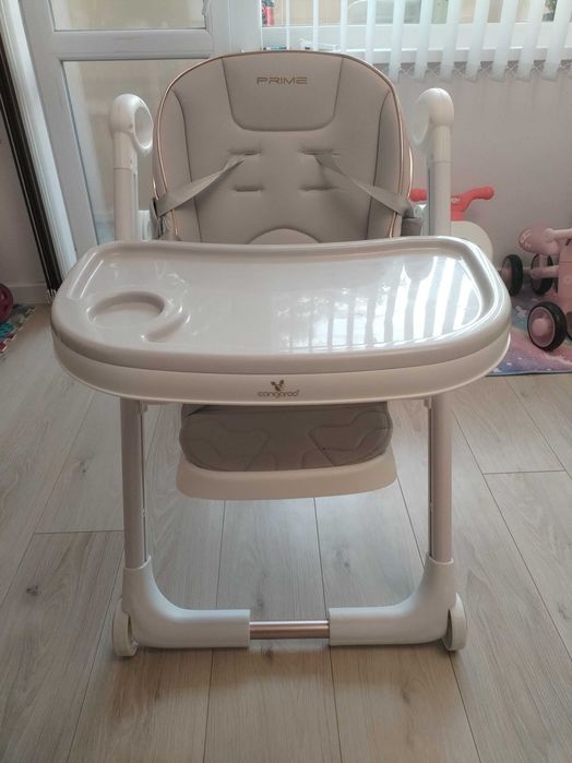 Детски стол за хранене Prime Cangaroo - Light Grey