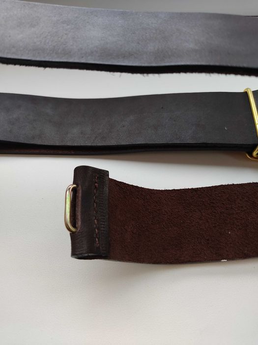 Ремень солдатский кожаный