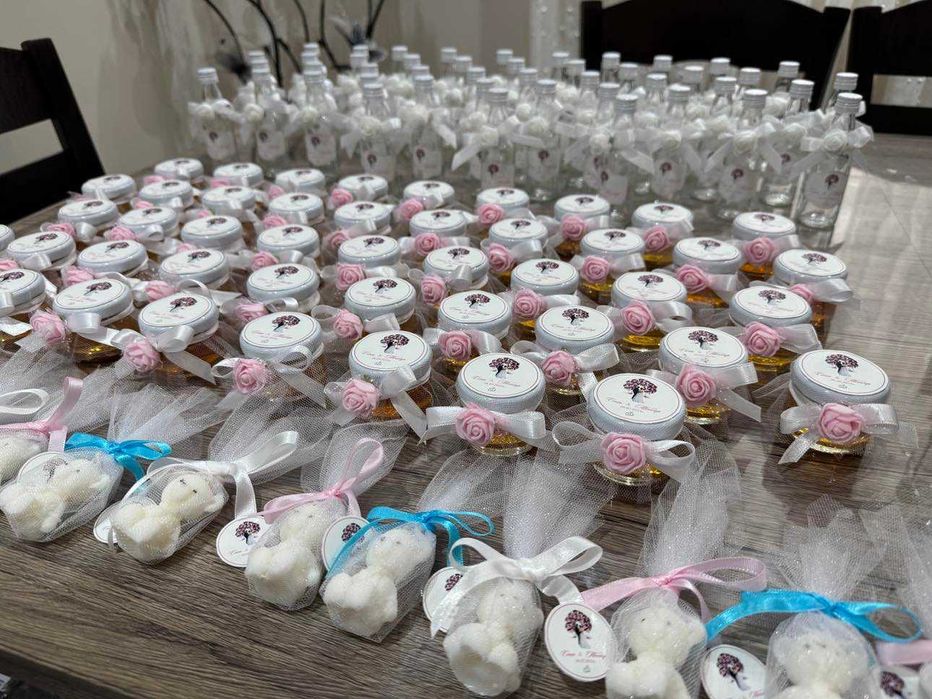 Подаръчета за гости за събития (сватба, абитуриентски бал, кръщение)