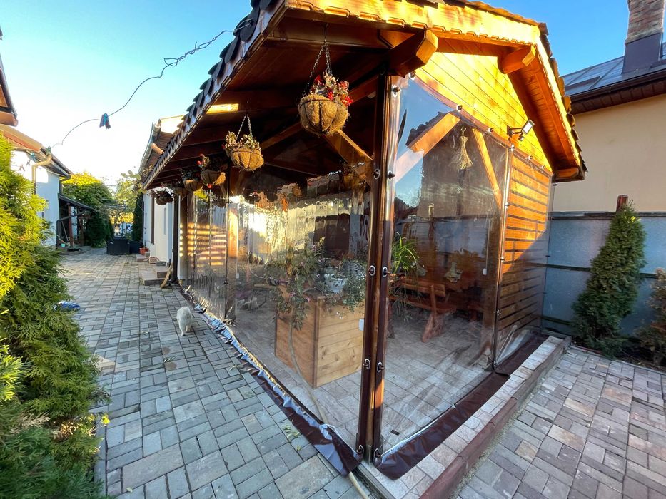 Inchidere terasa si foisoare cu folie transparenta PVC Cristal