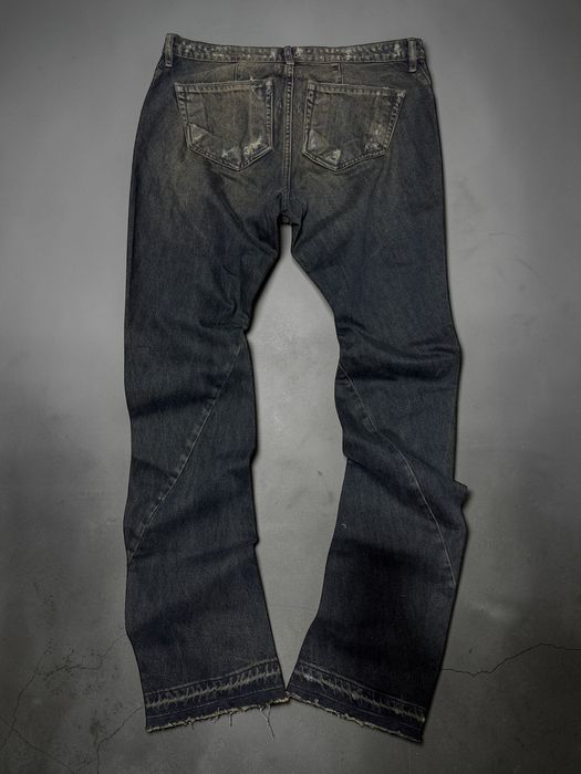 Rick Owens Drkshdw Spiral Distressed Skinny Jeans
