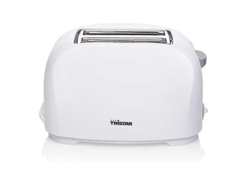 Тостер с 2 Слота за Филии и 6 Степени на Изпичане Tristar BR-1013 - 800W, Бял