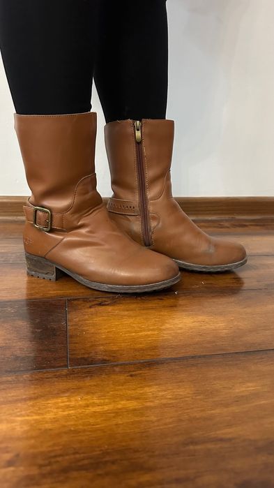 Сапоги из натуральной кожи