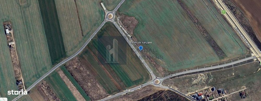Teren intravilan 1.300 mp | Brănești Ilfov | DJ100 | Front 74 ml