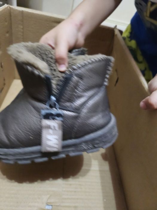 Обувь теплая детская