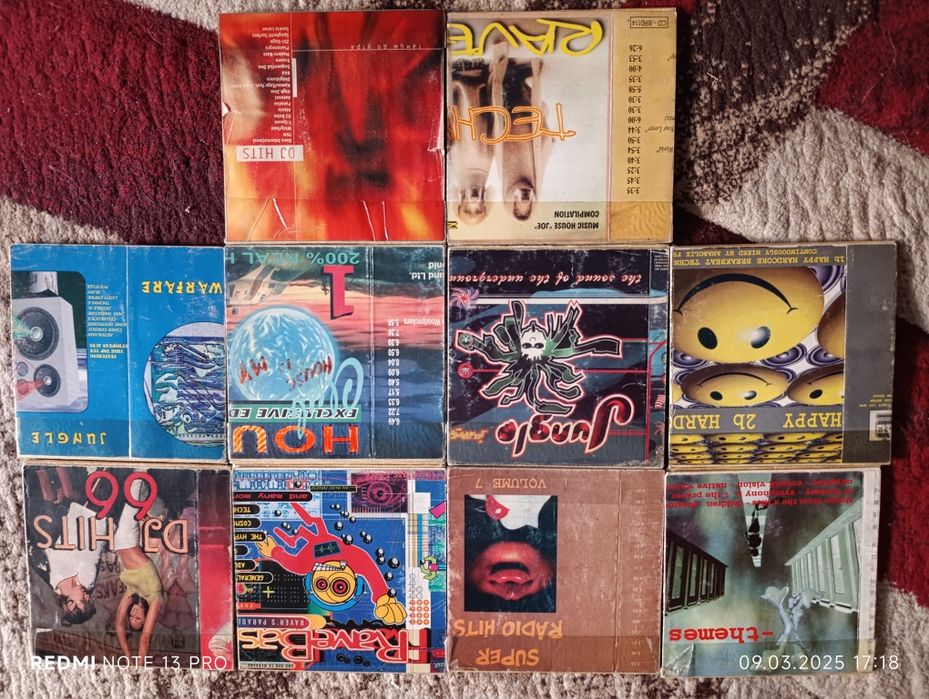 CD диски с клубной и DJ музыкой.Астана