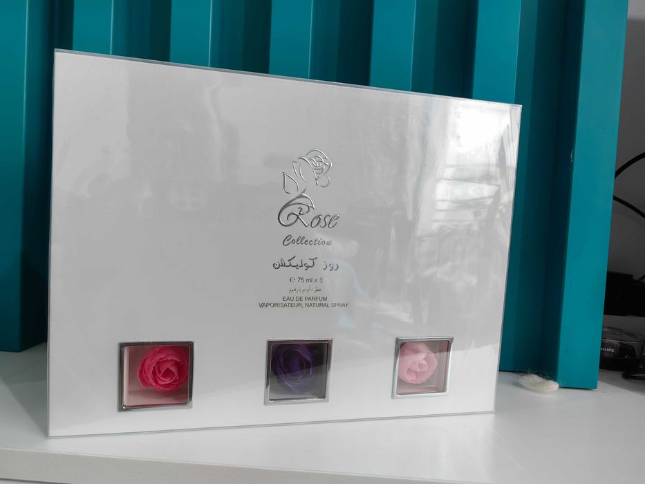 Set parfumuri arabăești de lux pentru femei - Arabian Oud Rose Collection 3x75ml EDP
