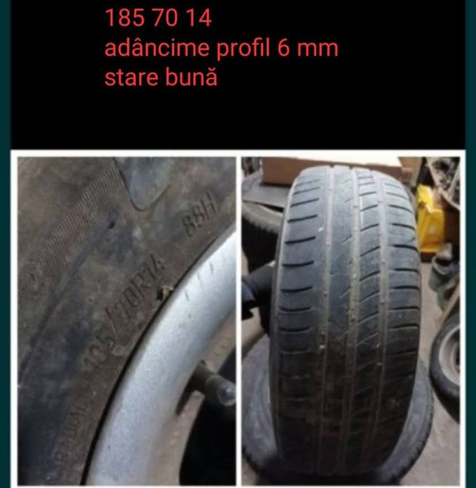 Cauciuc anvelopă vară la bucată , R14 țoli ,livrarea avantajoasă!