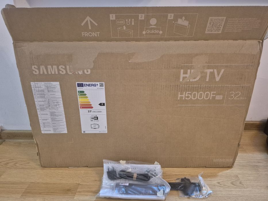 Televizor Smart Samsung LED UE32H5002F, 80 cm, HD, HDR, Clasa F nou desigilat