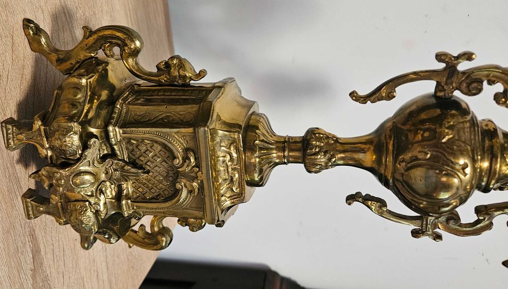 Ceas de semineu mecanic 3 piese Hermle 1978