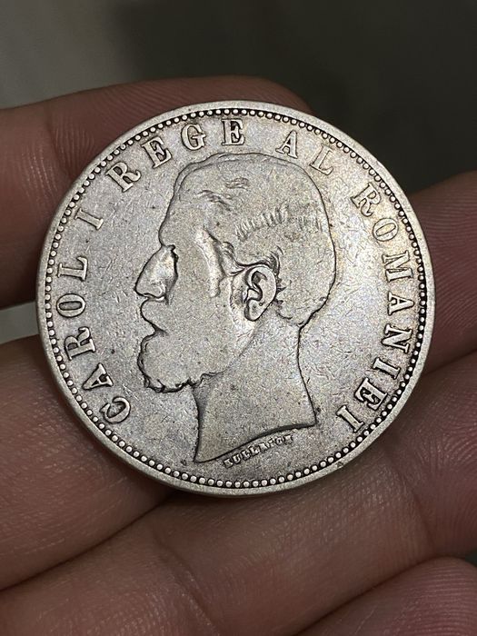 5 lei 1882 Carol I