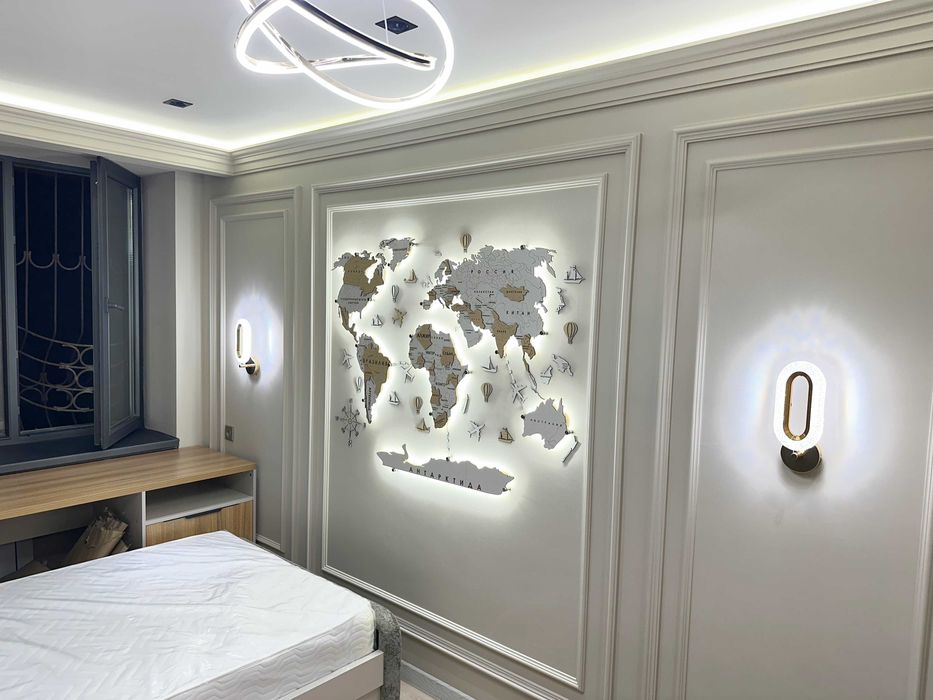 Карта мира  Dunyo kartasi