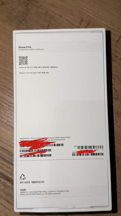 Iphone 17 Pro 256gb АКБ100%