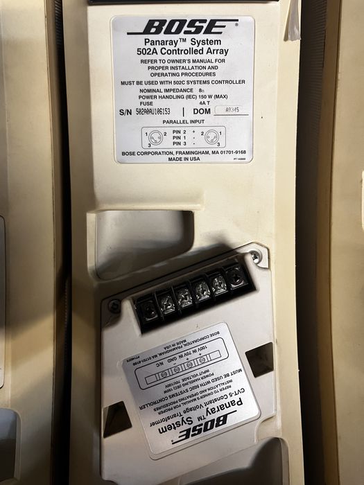 Boxe Bose si logitech