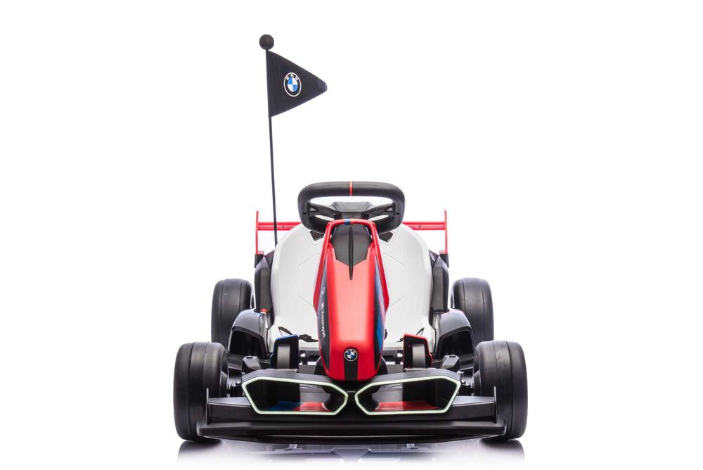 Kart electric cu sasiu ajustabil, BMW Motosport 2x 250W 24V, #RED