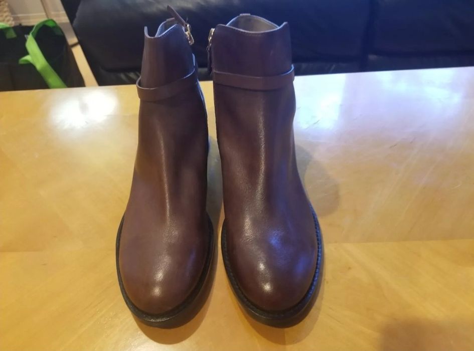 Ecco боти, кафяв цвят, естествена кожа