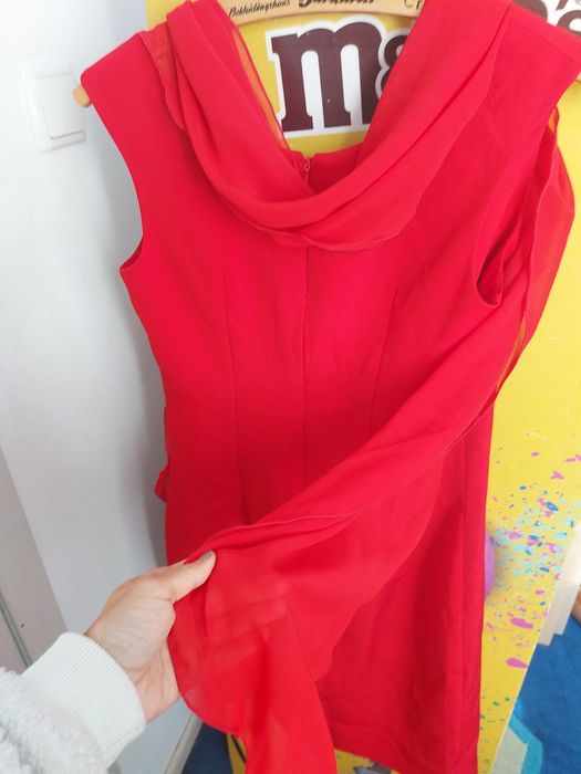 Rochie roșie clasica 36