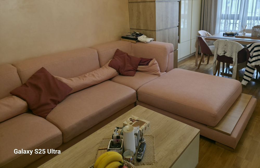 Ъглов диван без функция сън