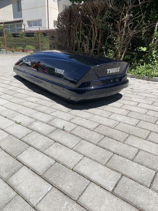 Cutie/jetbag portbagaj THULE Motion 600 Black Glossy