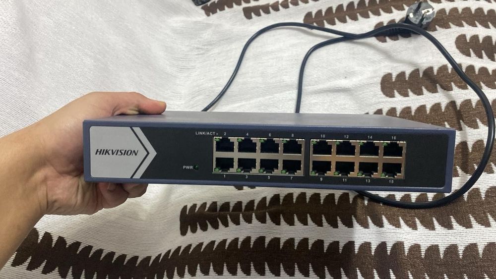Ethernet Switch 16 разъемов