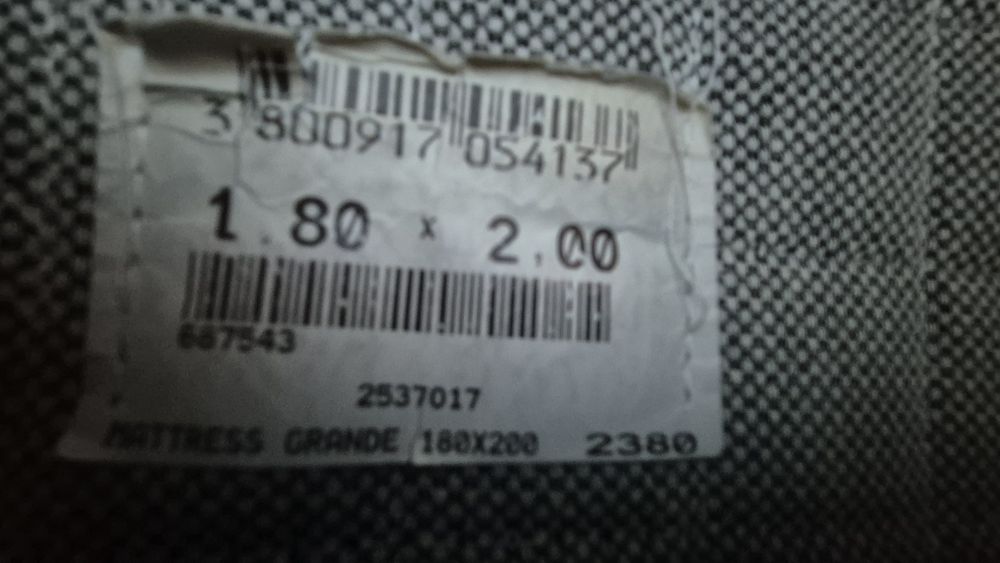 Saltea 180x200 tărie medie