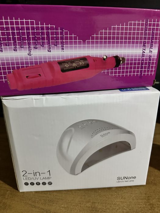 Продаётся лампа и машинка для маникюра