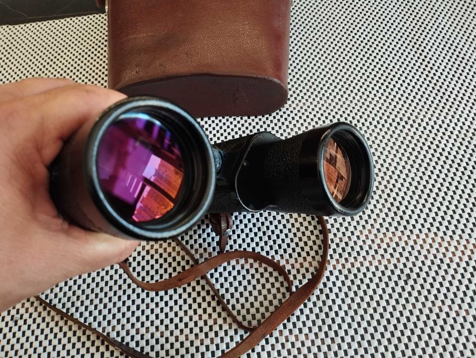 ТОП Бинокъл Carl Zeiss Jena-JENOPTEM-MULTI-COATED -10 х 50W-ГДР--като  НОВ