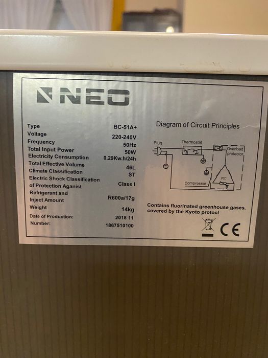 Продавам мини бар,използван за кратко