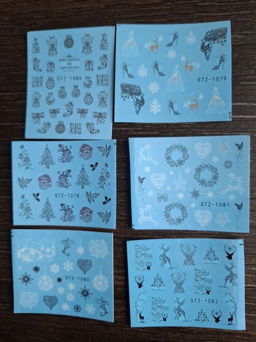 Водни стикери за нокти