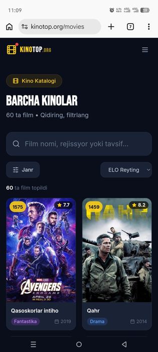 Kinotop.org sayti sotiladi