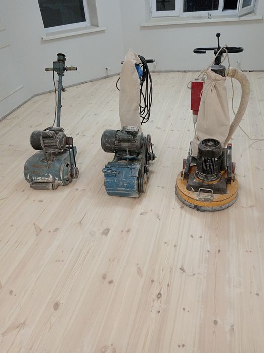 Шлифовка и укладка полов