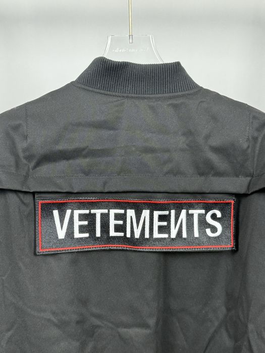 «SALE» Vetements Bomber Jacket Black