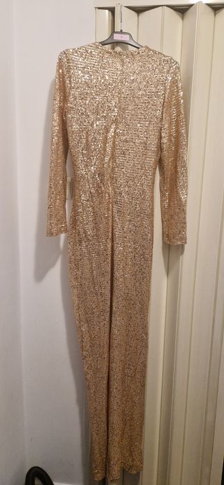 Rochie lunga cu paiete