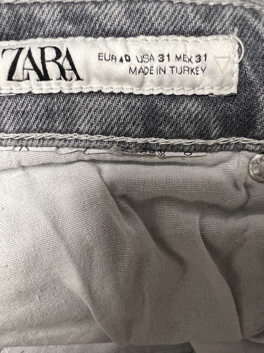 Vand blugi Zara Dad Jeans gri
