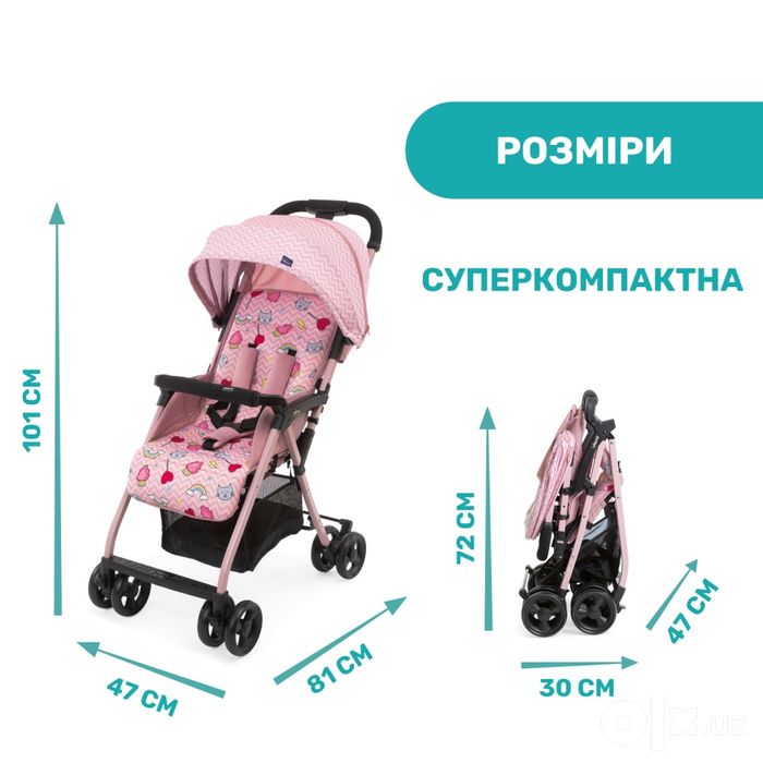 Коляска Chicco Ohlala 3 Candy Pink
