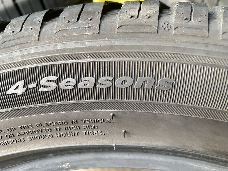 Шины 225/45/17 пара бу ханкок