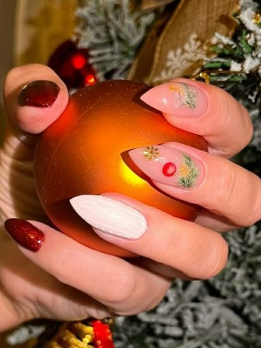 Маникюр наращивание ногтей